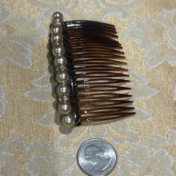 COLETTE MALOUF Soho NYC Designer Pearl/Rhinestone COMB main image 7